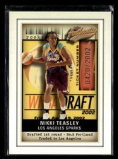 Nikki Teasley 2002 Fleer Authentix WNBA #105 /2022