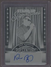 2023 Leaf Metal Pop Century Black Printing Plate Dan Aykroyd AUTO 1/1