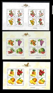 CHINA 2014-15 2016-18 2018-18 Fruits No. 1~ 3 Full Mini Stamp Apple Melon 水果 - Picture 1 of 1