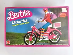 NRFB Sealed Vintage 1983 Barbie Motor Bike #4856 - Picture 1 of 2