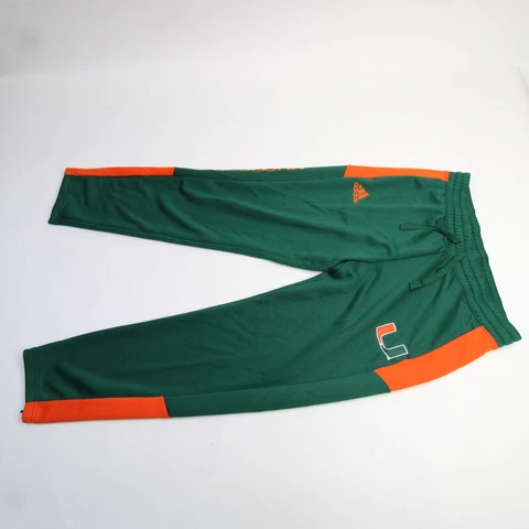 Miami Hurricanes adidas Aeroready Athletic Pants Women's Green/Orange New Cover