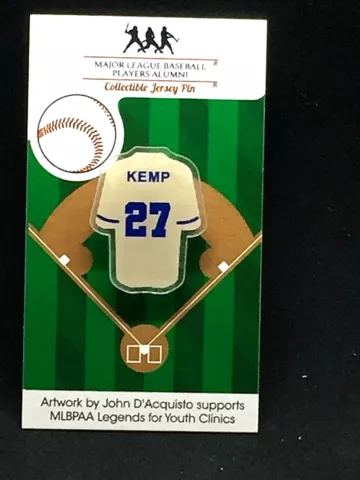 Los Angeles Dodgers Matt Kemp jersey lapel pin-Tru Blue Classic Collectable Cover