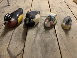 4 anatre papere in ceramica da collezione vintage - Foto 1 di 6
