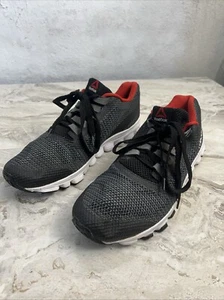 MENS REEBOK HEXAFFECT RED & BLACK MESH RUNNING SHOES, SIZE 11.5 - Picture 1 of 11