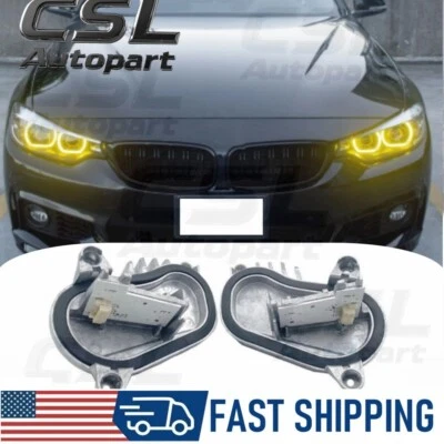 Módulos DRL amarillos para BMW 2018-20 F80 M3 F82 M4 F83 F32 F33 F36 Gran Coupé LCI Foto 1 de 4