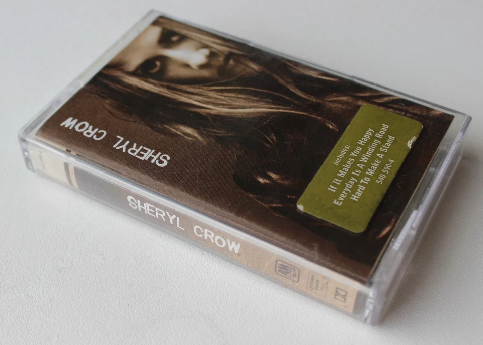 SHERYL CROW - SHERYL CROW (A&M 5405904) 1996 UK CASSETTE TAPE GREEN HYPE STICKER - Image 1 of 3