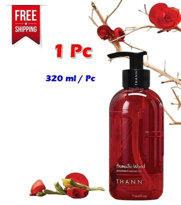 THANN Aromatic Wood Aromatherapy Shower Gel Body Wash 320 ml - Image 1 of 4