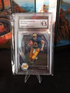 CSG Grade 9.5 Panini 2021 Prizm Draft Picks Tom Brady - Picture 1 of 2