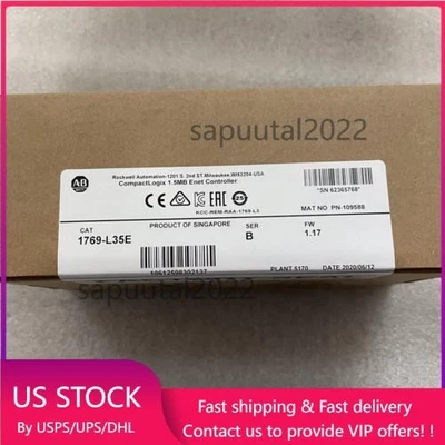 New Factory Sealed 1769-L35E SER B CompactLogix 1.5 MB ENet Controller 1769L35E - Image 1 of 2