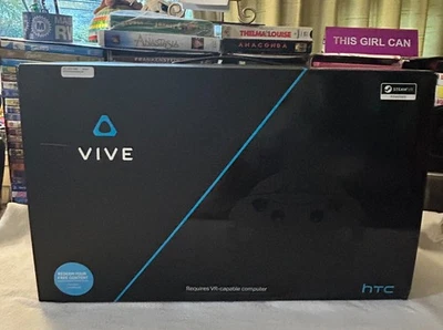 HTC Vive VR Headset Complete Set Full Kit System Virtual Reality for PC With Box - Image 1 of 4