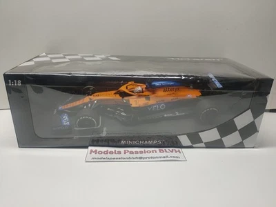 McLaren MCL35M Ricciardo Winner Italian GP 2021 1/18 Minichamps - Photo 1/4