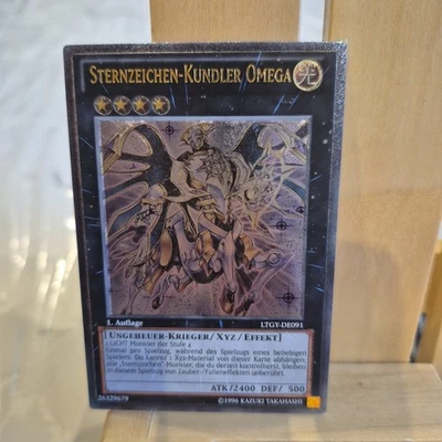 Yu-Gi-Oh Sternzeichen-Kundler OMEGA Ultimate Rare LTGY-DE091 / 1. Auflage - Bild 1 von 2