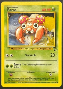 Pokemon Base Set 2 WOTC Common Paras 85/130 Casi Como Nuevo/Como Nuevo - Imagen 1 de 1
