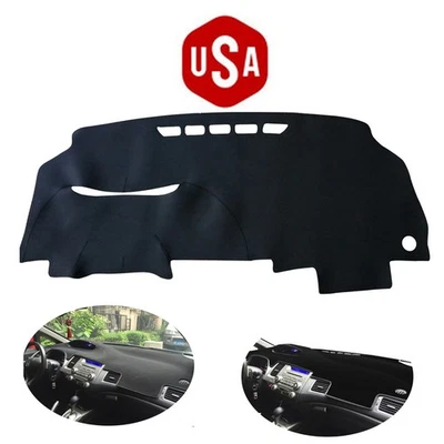 Car Dashmat Dashboard Cover Leather Mat Pad For HONDA CIVIC/Acura CSX 2006-2011 - Image 1 of 4