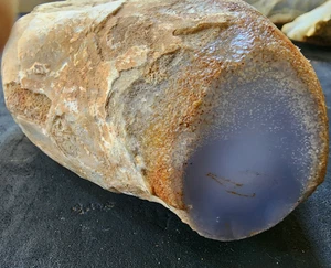 3,48 lbs (1,58 kg) A+++ Blauer Chalcedon grob, natürlicher blauer Chalcedon grob - Bild 1 von 15