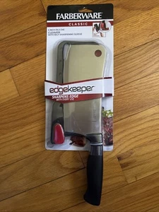 Farberware EDGEKEEPER 6-Inch Cleaver Knife Self-Sharpening Sheath Sleeve 22E769 - Picture 1 of 1