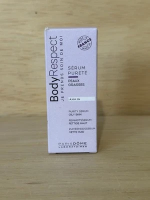 Suero Body Respect AHA 2% Pureza: Tratamiento Piel Grasa Hecho en Francia 1oz Foto 1 de 4