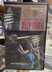 Vintage 1977 Man From Deep River VHS Horror 1985 Release Prism Entertainment - Imagen 1 de 3