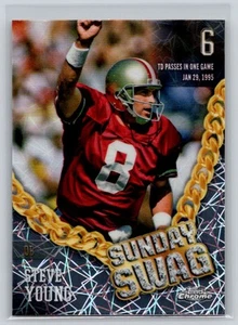 Steve Young - 2024 Topps Chrome #SS-4 - San Francisco 49ers Football Card - Picture 1 of 2