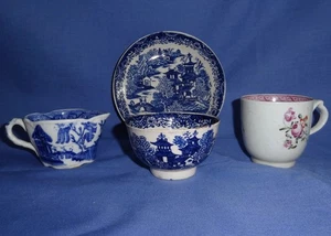 Antique Worcester, Newhall tea ware c1790 - Picture 1 of 23