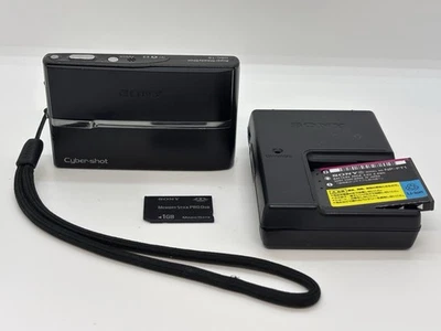 Sony Cyber shot DSC-T9 6.0MP 3x Zoom Digital Camera Black From Japan /Exc - Image 1 of 4