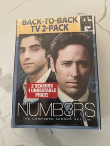 NUMB3RS Back to Back TV 2-Pack (DVD, 2017) Complete Seasons 1 & 2 NEW & SEALED! - Picture 1 of 3