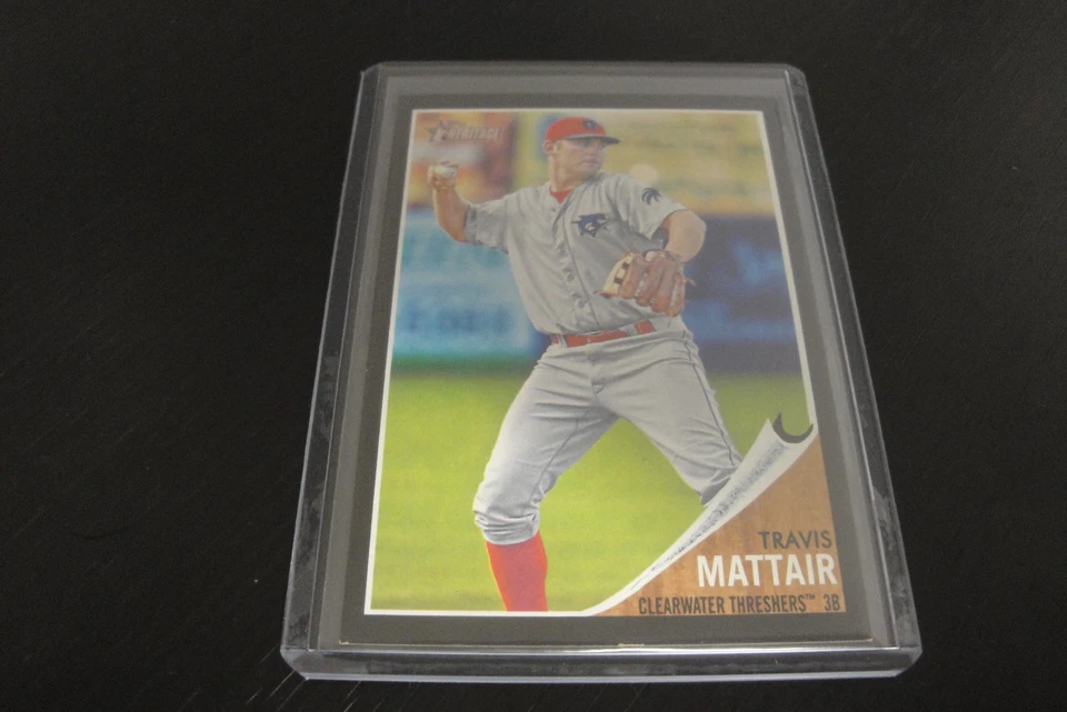 2011/11 Heritage BLACK SP #/62 TRAVIS MATTAIR #166 Clearwater Minor League - Image 1 of 1