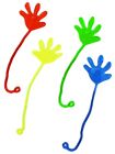 12x Klatschhand in 4 Farben - Mitgebsel Kindergeburtstag Party