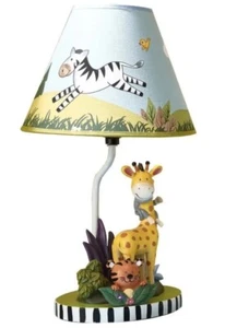 Fantasy Fields Small Sunny Safari Kids Table Lamp with Jungle Animals- New - Picture 1 of 2