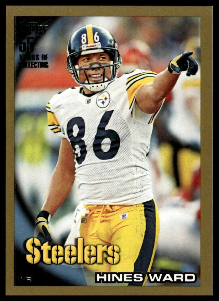 2010 Topps #320 Hines Ward Gold #/2010 - Image 1 of 2