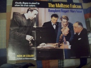 Humphrey Bogart - The Maltese Falcon - 1987 Video Release Poster - Bild 1 von 1