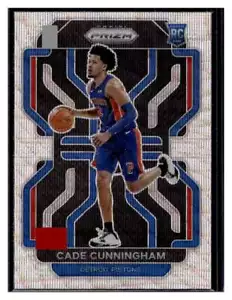 2021-22 Panini Prizm Silver Wave Prizm #282 Cade Cunningham RC Card (Qty) - Picture 1 of 2