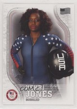 2018 US Olympic & Paralympic Team and Hopefuls Flag /99 Kehri Jones Rookie RC