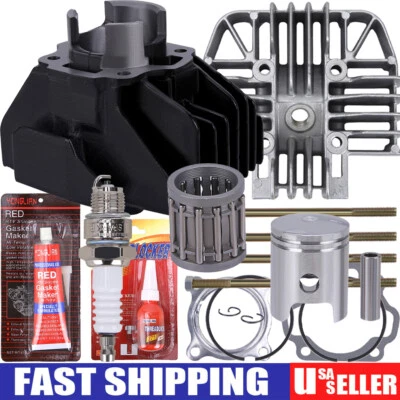 For Yamaha PW 80 PW80 Cylinder Gasket Piston Rings Top End Kit 1983-2006 2005 US Foto 1 de 4