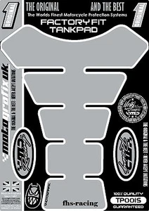 TP00IS , MOTOGRAFIX - Tankpad , Tankprotektor für BMW , Honda , Kawasaki silber - Picture 1 of 1