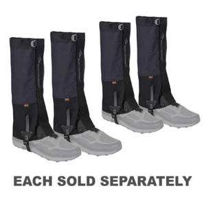 Quagmire Event Gaiters Black Super Hard Wearing Waterproof Breathable Fabric - Picture 1 of 5