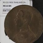 RS122 1903 Thailand 2A NGC MS 64 BN