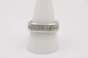Vintage Platinum Diamond Ring 0.42 cttw Sz 10 - Picture 1 of 4