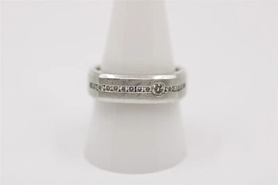 Vintage Platinum Diamond Ring 0.42 cttw Sz 10 - Image 1 of 4