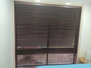 Metropolitan Rosewood Wooden Blind - 50mm Slat - Picture 1 of 3