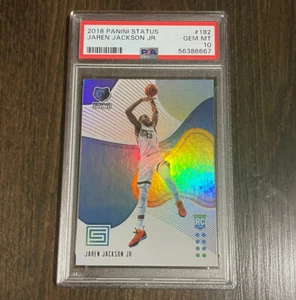 Jaren Jackson Jr 2018 Panini Status 182 PSA 10 RC Rookie Memphis Grizzlies - Foto 1 di 2