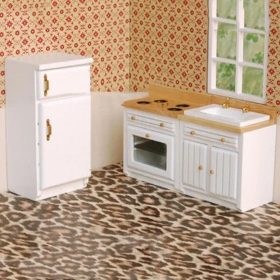 Miniature Kitchen Furniture Fridge Refrigerator Children Toys For 1:12 Dollhouse - Image 1 of 4