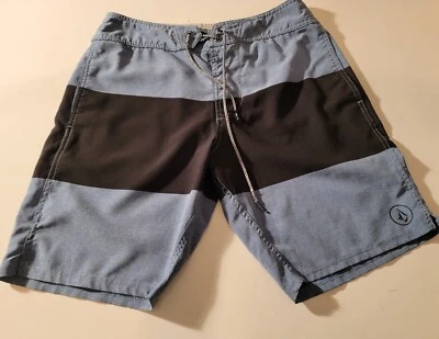 Volcom Surf & Turf 4 направления эластичной синий плоский передний гибридные шорты мужские 30 карманов - Изображение 1 из 4