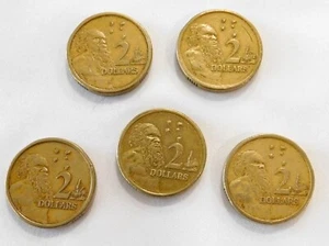 Seltene 2 $ Münze Australien 1988 Aborigines Queen Elizabeth II HH & RDM Lot 5 - Bild 1 von 21