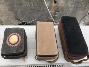 3 Mini Discos de Disco Carcasa Dura Estuche de Transporte Protector Personalizado Línea Láser Raro - Imagen 1 de 7