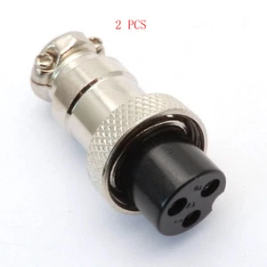 2X Electric E scooter Charging Female Socket Plug Connecter Plug 3-pin - Picture 1 of 5