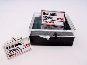 Ulster Rugby Stadion Street Abzeichen Straße Herren Manschettenknöpfe Geschenk - Bild 1 von 3