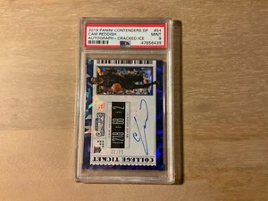 Panini Contenders 2019 Draft Picks Cam Reddish Cracked Ice Auto 17/23 PSA 9 OTTIME CONDIZIONI - Foto 1 di 3