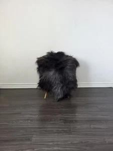 Icelandic sheepskin rug | sheepskin rug  | soft silky long wool #C102 - Picture 1 of 8