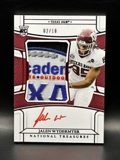 2023 NATIONAL TREASURES JALEN WYDERMYER AUTO JERSEY BOWL PATCH 2/10 Texas A&M